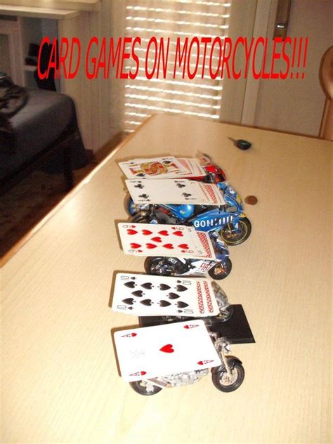 Childrens Card Games on Motorcycles! .